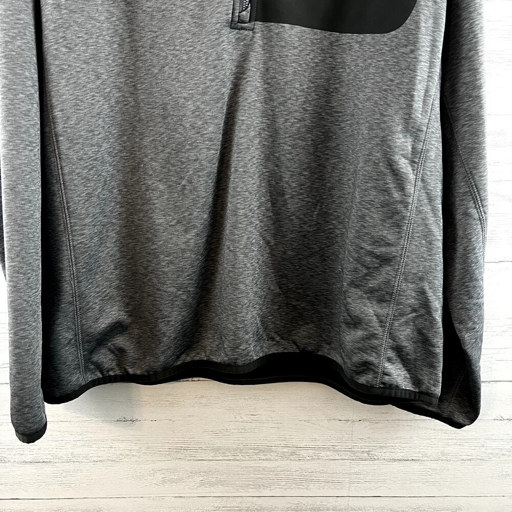Vineyard Vines Gray Long Sleeve Quarter Zip Pullover Size XL - Picture 3 of 6